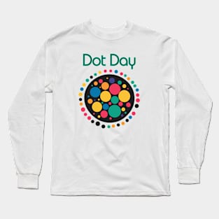 International Dot Day Retro Bauhaus Design Long Sleeve T-Shirt